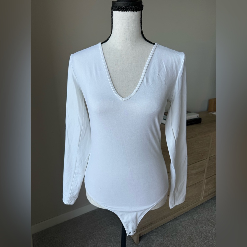 Abercrombie & Fitch Soft Collection V-Neck Bodysuit